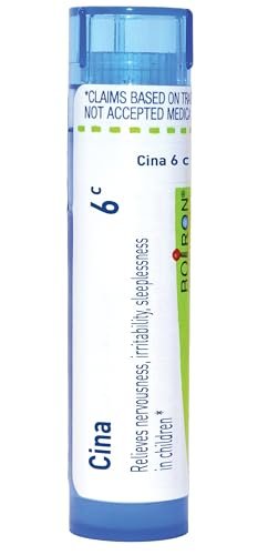 Boiron Cina 6C Homöopathisches Mittel gegen Nervosität, Reizbarkeit und Schlaflosigkeit bei Kindern – 80 Kügelchen