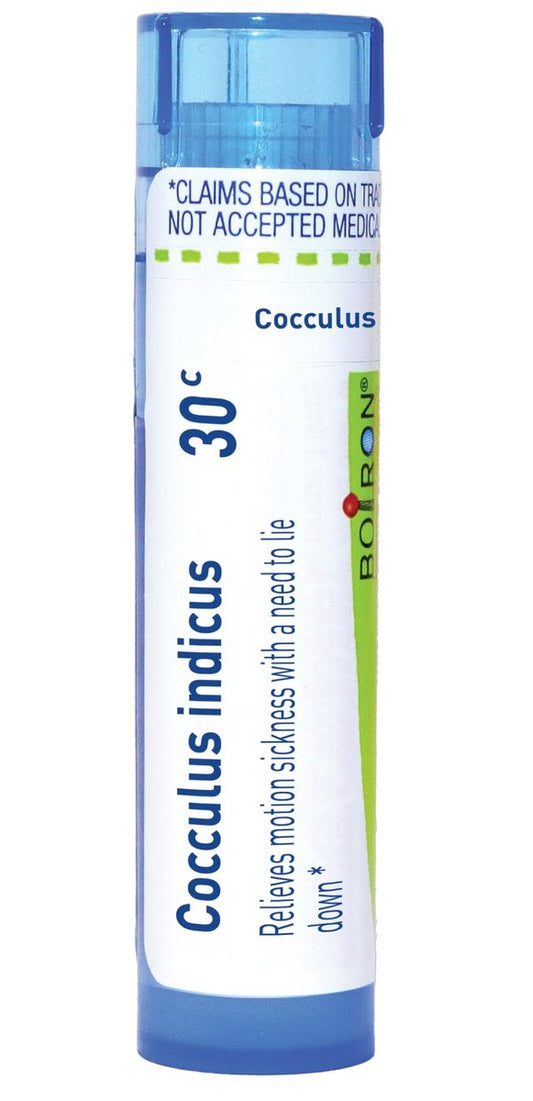 Boiron Cocculus Indicus 30C Homöopathisches Mittel gegen Reiseübelkeit – 80 Kügelchen