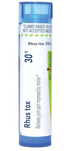 Boiron Rhus Toxicodendron 30C Homöopathisches Mittel bei Gelenkschmerzen - 80 Kügelchen