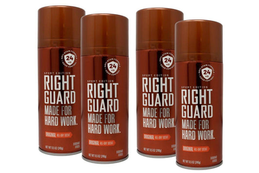 Right Guard Deodorant Spray Original – Für harte Arbeit – 8,5 oz, 4er-Pack