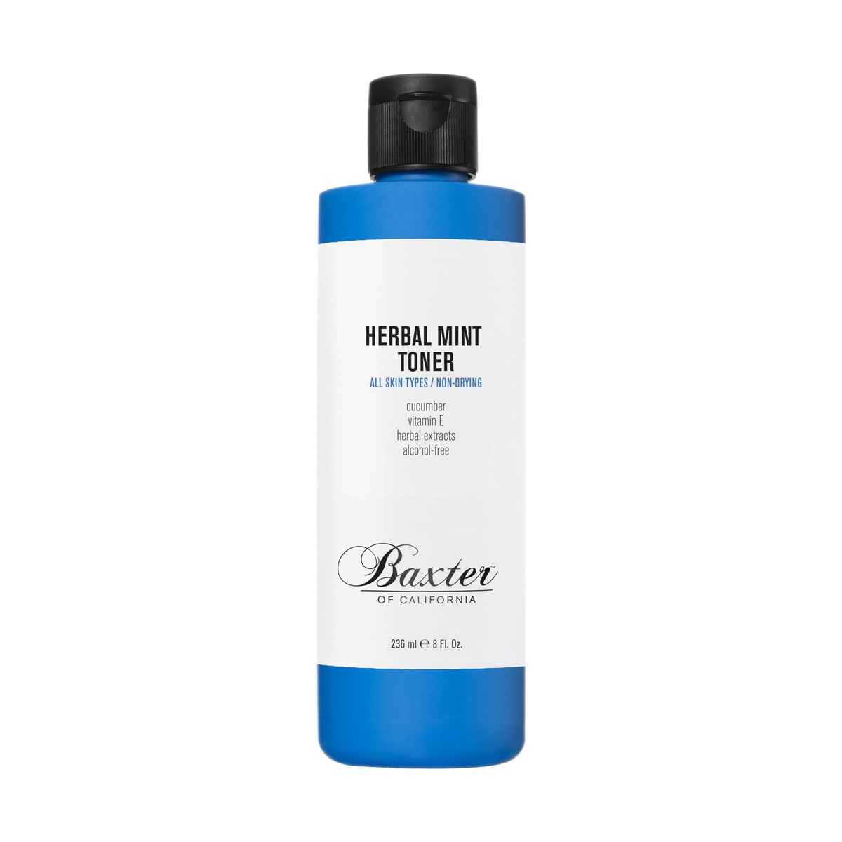 Baxter of California Herbal Mint Toner für Männer | Alle Hauttypen | Nicht austrocknend | Parabenfrei | 237 ml