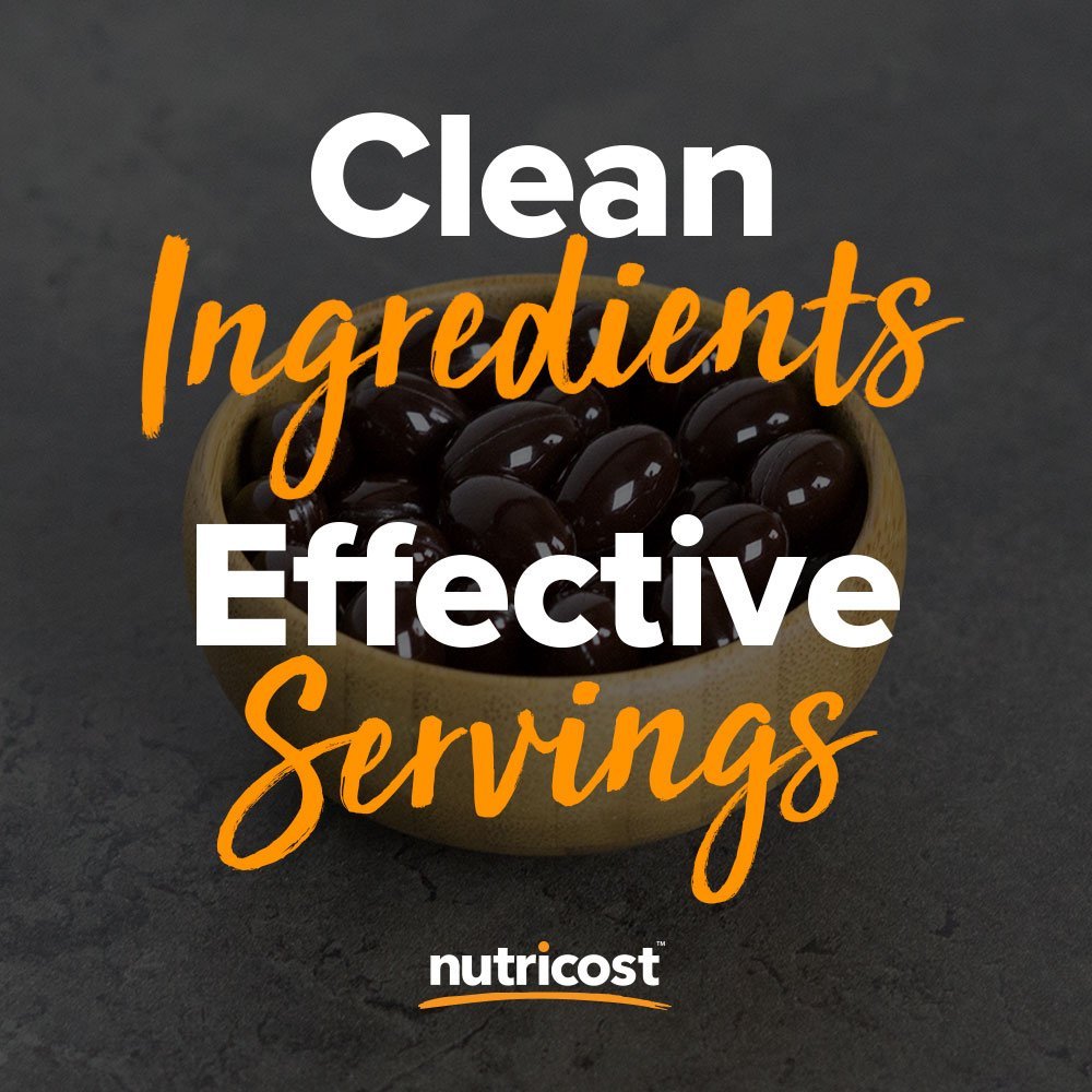 Nutricost Astaxanthin 12 mg – 30 Weichkapseln, Non-GMO & Glutenfrei