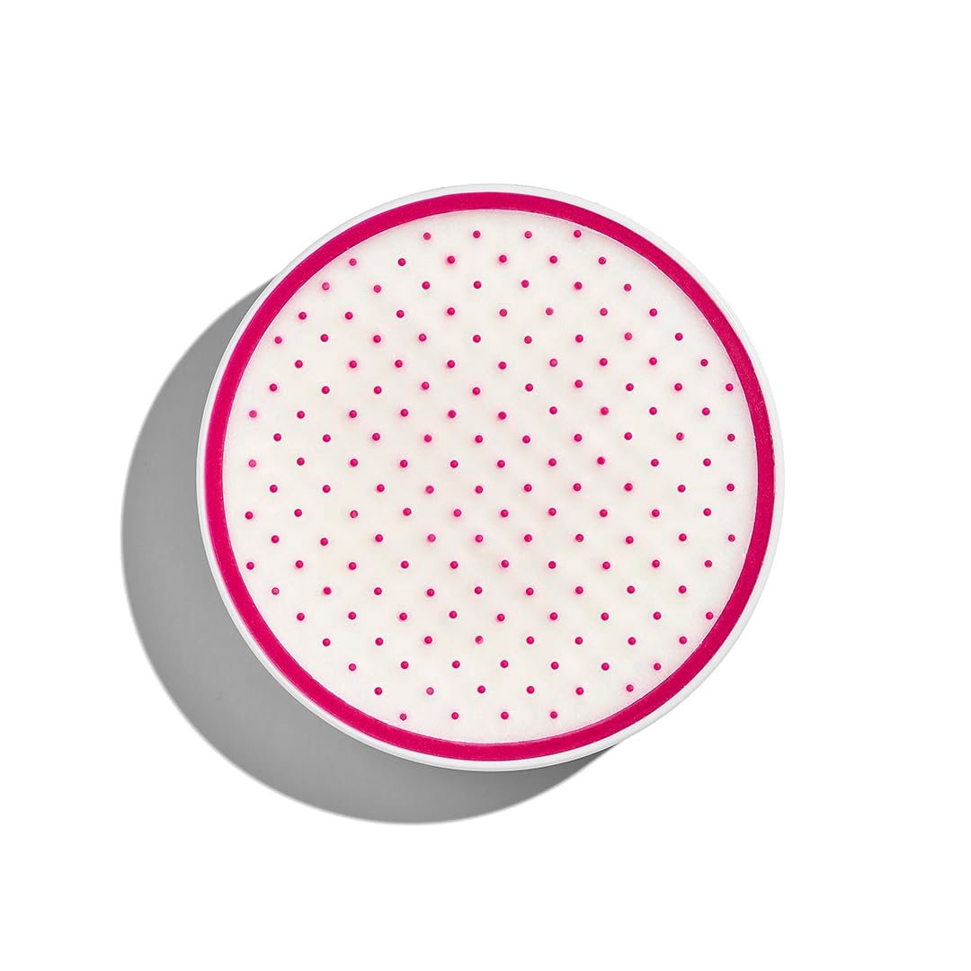 Sigma Beauty Tragbarer 2-in-1 SigMagic Scrub – Professioneller Make-up-Pinselreiniger aus Silikon mit Noppenstruktur – 1 Stück, Pink