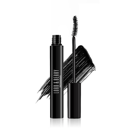 Lord & Berry Prodigious Mascara – Curling & Volumizing, wischfest, nährend mit Diamantpuder, Wimpern-Effekt, 0,33 fl oz