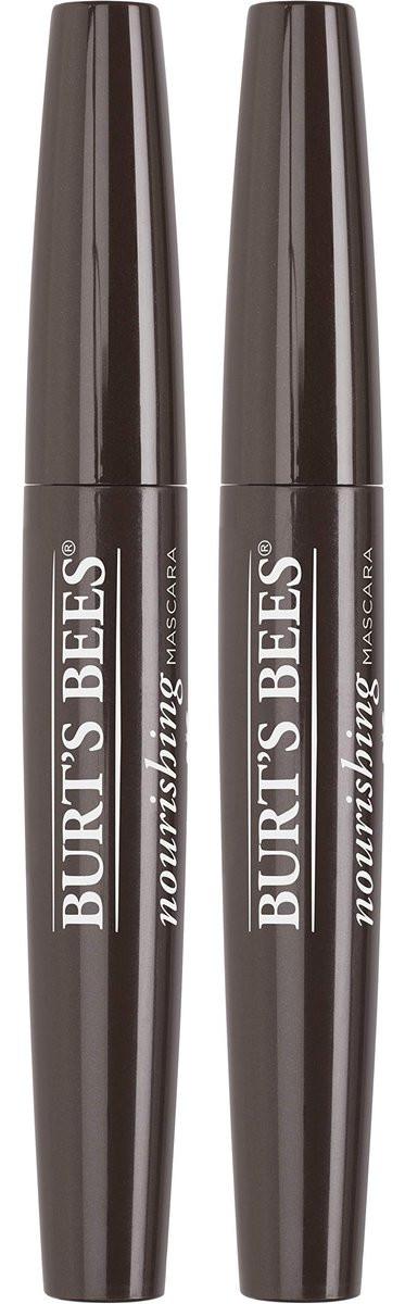 Burt's Bees 100% Natürliche Nährende Mascara, Schwarzbraun - 0,4 Unzen (2er-Pack)