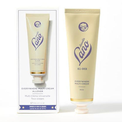 Lanolips Everywhere Cream – Ultra-feuchtigkeitsspendende Vitamin E & Lanolin Creme für Körper und Gesicht – Trockene, rissige Hautpflege für Kinder und Babys (85 ml / 2,9 oz)