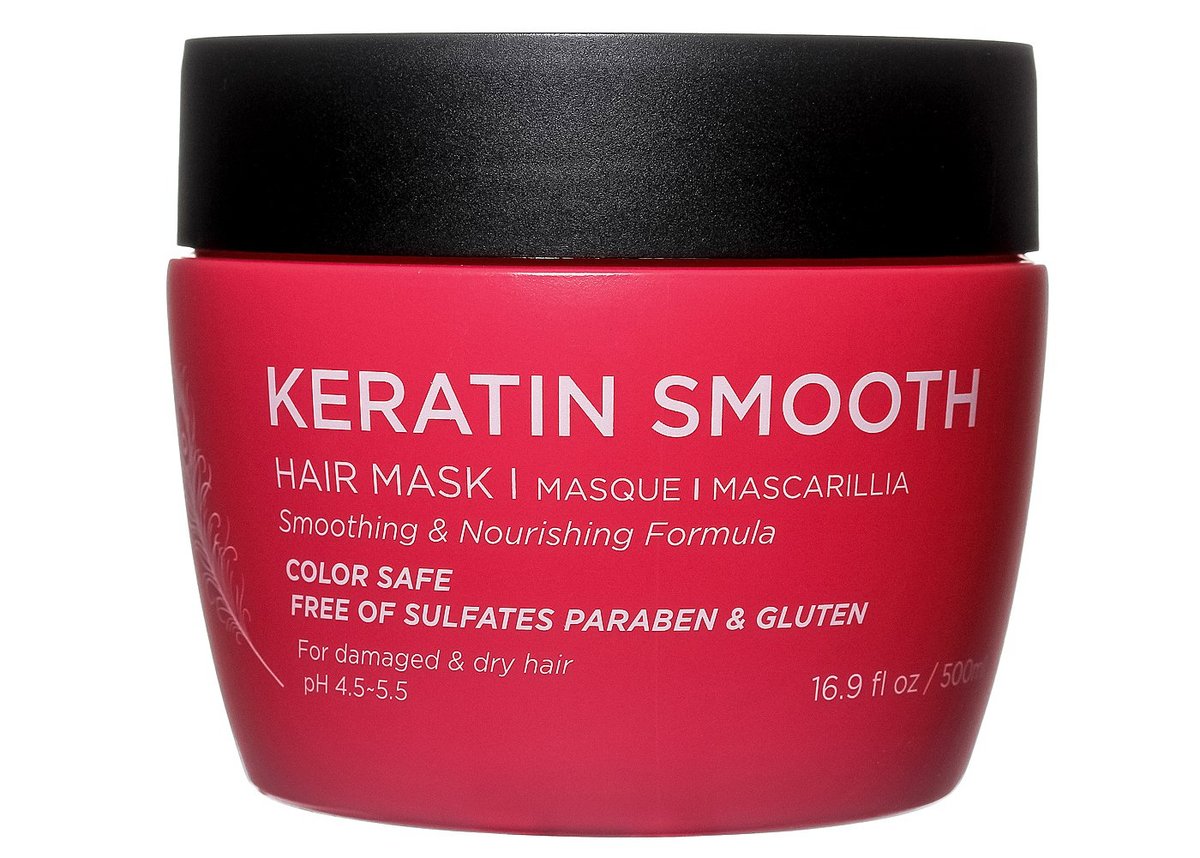 Luseta Keratin Glättende Haarmaske – Feuchtigkeitsspendend & Nährend für Trockenes und Geschädigtes Haar, 500 ml