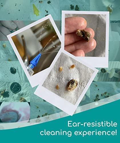 Medi Grade Ohrenspritze Ohrenschmalzentferner mit 3 Quad-Stream-Düsen – Wasserbewässerung Ohrreiniger für verbesserte Hörklarheit und Gehörhygiene – Ohrenspritzen-Set Ohrenschmalz-Entferner-Werkzeug