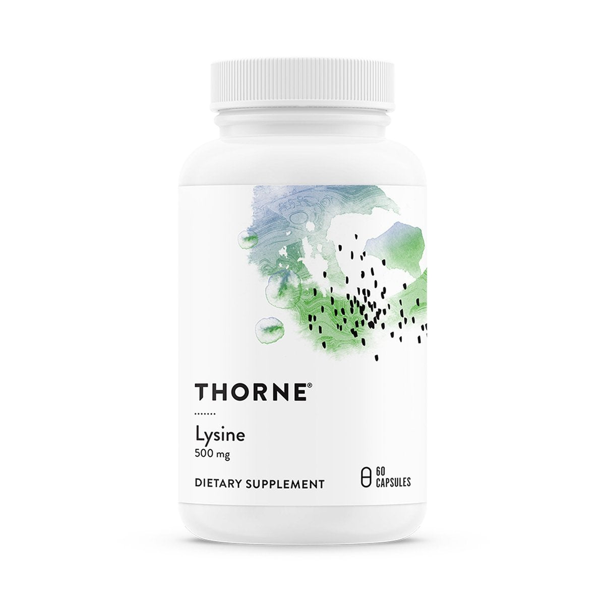 THORNE Lysin – Unterstützt Immun-, Haut- und Knochengesundheit – Fördert Kollagenbildung – L-Lysin Aminosäureergänzung – Drittanbieter-zertifiziert – Gluten-, Milch- und sojafrei – 60 Kapseln