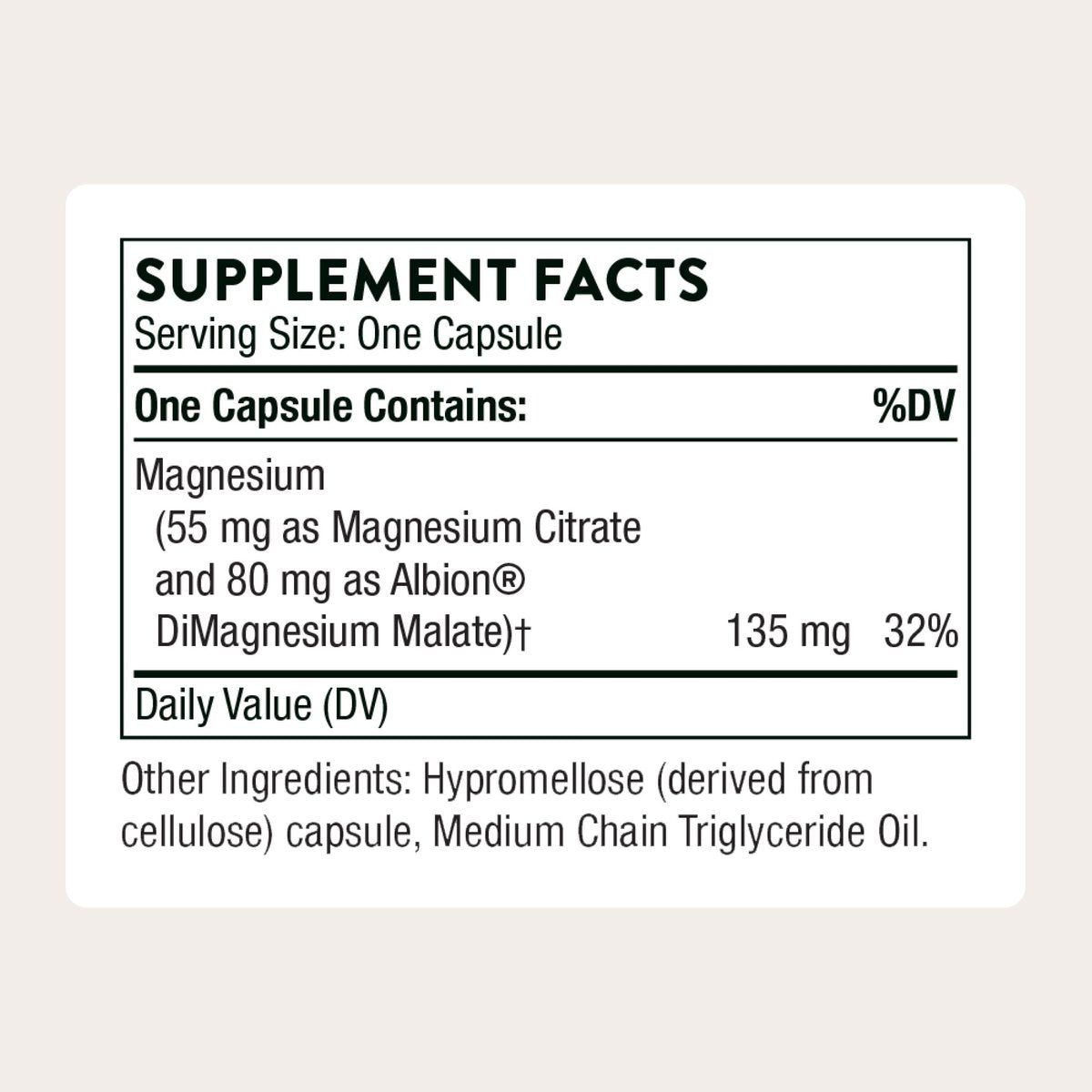 THORNE Magnesium CitraMate – Magnesiumcitrat & Malat Supplement – Unterstützt Herzgesundheit, Skelettmuskeln, Herz- & Lungenfunktion, Knochendichte & mehr – Drittgeprüft – 90 Portionen