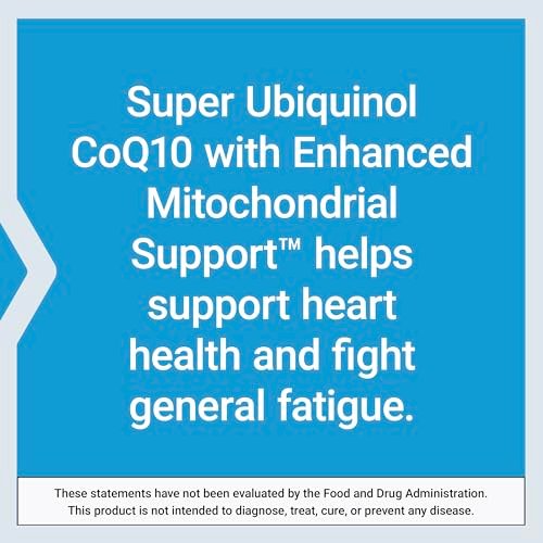 Life Extension Super Ubiquinol CoQ10 100 mg – Herzgesundheit & Mitochondriale Unterstützung, 30 Softgels, Nicht-GVO, Glutenfrei