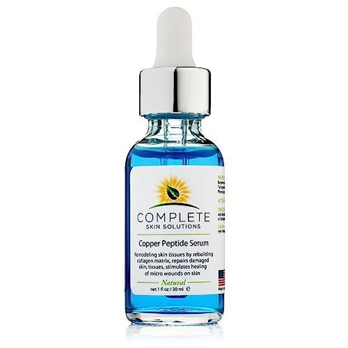 Kupferpeptid-Gesichtsserum mit Kollagen - Anti-Aging Formel für jugendliche Haut, 30 ml