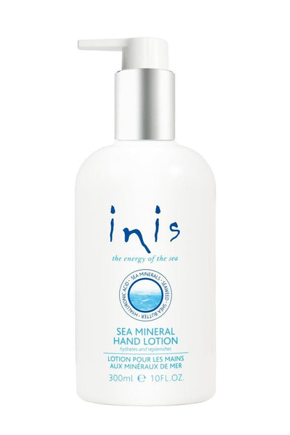 Inis the Energy of the Sea - Handlotion mit Meeresmineralien für Damen und Herren, leichte Handfeuchtigkeitscreme mit Seetang, Sheabutter und Hyaluronsäure, frischer Meeresduft, 300 ml