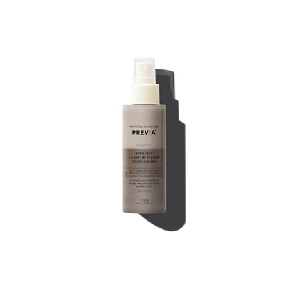 PREVIA Hydratisierender Leave-in Conditioner Spray mit weißem Trüffelextrakt - Zweiphasige Pflege für geschädigtes, trockenes und brüchiges Haar - Bändigt Frizz & kontrolliert statische Aufladung 100 ml