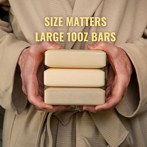 San Francisco Soap Company Peppered Cardamom And Juniper Man Bar – Peeling-Seife, ohne schädliche Chemikalien, für alle Hauttypen, hergestellt in den USA