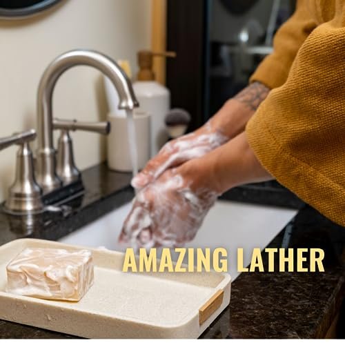 San Francisco Soap Company Peppered Cardamom And Juniper Man Bar – Peeling-Seife, ohne schädliche Chemikalien, für alle Hauttypen, hergestellt in den USA