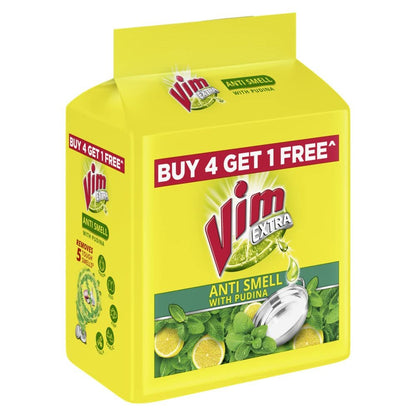 Vim Antismell mit Pudina – 5er-Pack (Kaufen Sie 4, erhalten Sie 1 kostenlos)