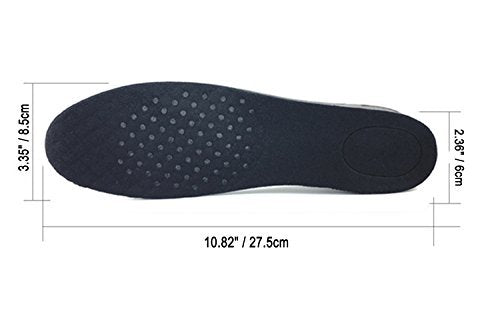 3-schichtige 7 cm Air Cushion Schuh-Einlegesohlen für Männer und Frauen – Höhenverstellbare Schuhpolster-Kit (2,75'' / 7 cm)