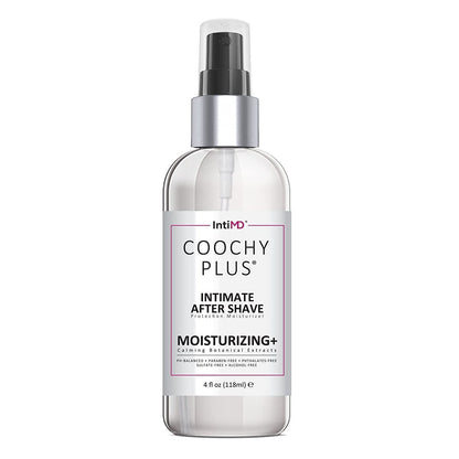 IntiMD COOCHY Intim After-Shave Schutzfeuchtigkeitspflege Plus – Beruhigender Nebel für den Intimbereich & Achselhöhlen – Antioxidantien-Formel gegen Rasierbrand, Juckreiz & eingewachsene Haare