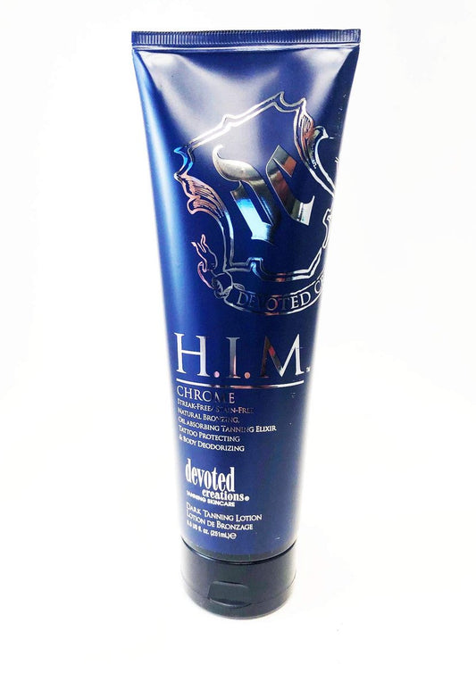 DEVOTED CREATIONS H.I.M Chrome Natural Bronzer für Männer Bräunungslotion 8,5 oz
