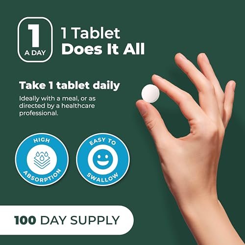 PurePremium Natürliches Zink 50mg – Hochdosiertes Zinkcitrat/Oxid für Erwachsene, Immunsystem & Antioxidans, 100 Tabletten