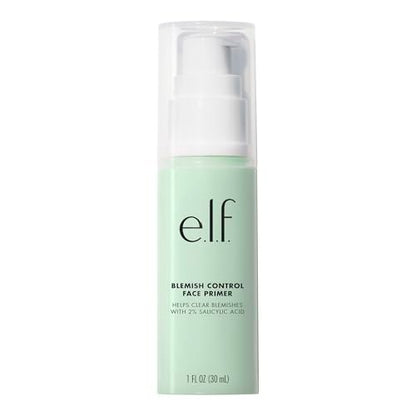 e.l.f. Blemish Control Face Primer – Beruhigender & feuchtigkeitsspendender Make-up Primer zur Bekämpfung von Unreinheiten, für langanhaltendes Make-up, vegan & tierversuchsfrei, 30 ml