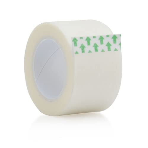Vakly Paper Medical Tape 1 Zoll x 10 Yard (6 Rollen) – Mikroporöses, atmungsaktives, hautfreundliches Erste-Hilfe-Klebeband, latexfrei, hypoallergen