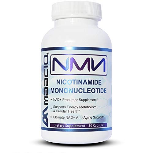 MAAC10 NMN Supplement – Reines Nicotinamid-Mononukleotid (NMN 125 mg Kapseln). Der stärkste NAD+-Vorläufer, stabiler als Ribosid. Pharmazeutische Qualität, 99 % rein, 30 Kapseln