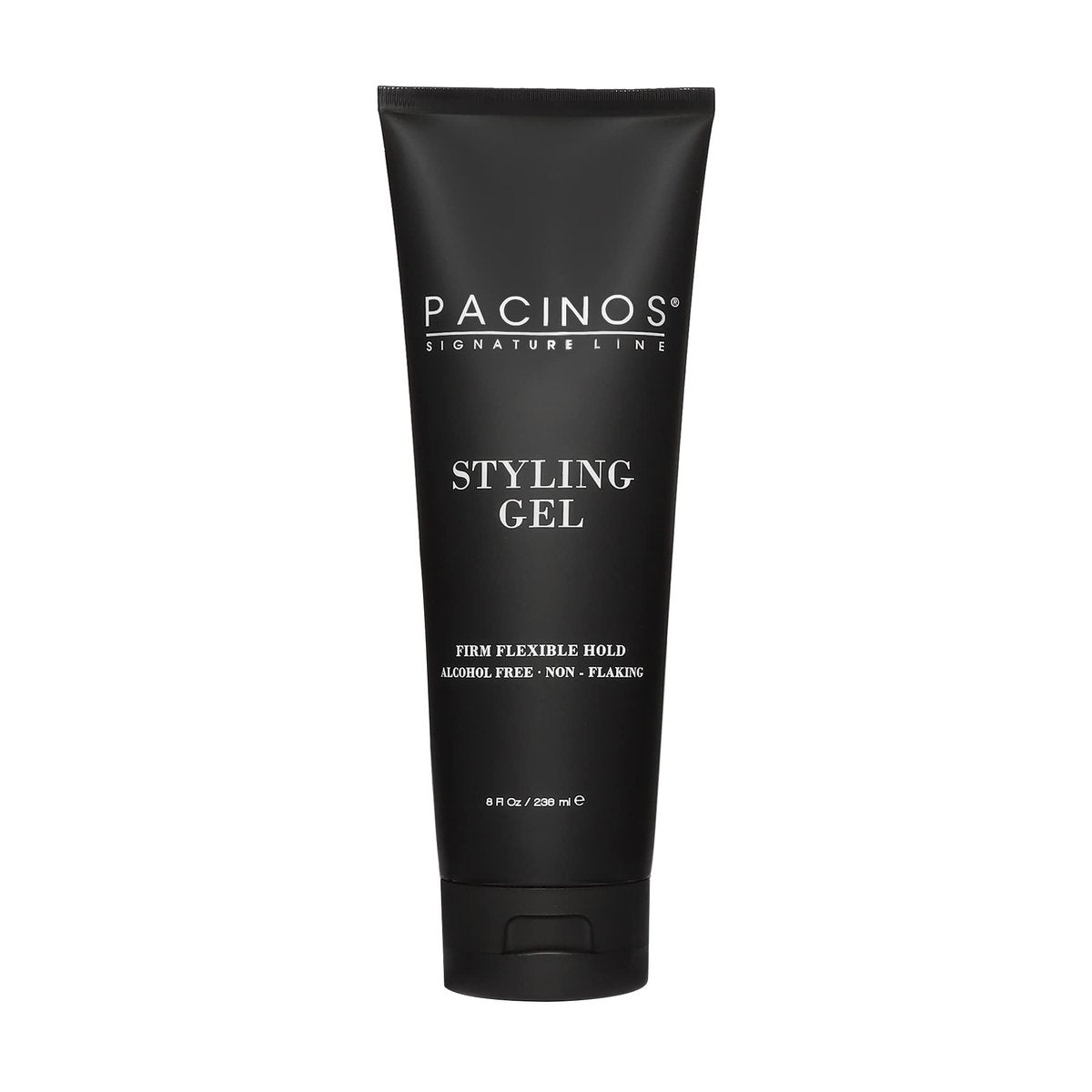 Pacinos Styling Gel – Mittlerer Glanz, ganztägiger Halt, pflegt und befeuchtet das Haar, verleiht Volumen und Textur, keine trockenen Flocken oder Rückstände, für alle Haartypen, 237 ml