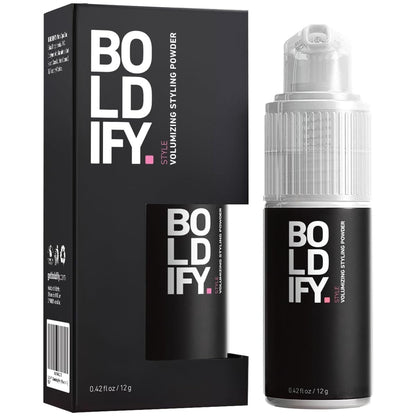 BOLDIFY Haarstruktur-Puder und Volumenverstärker - Styling für dünner werdendes Haar - Volumenpuder für Frauen & Männer - Reisegröße