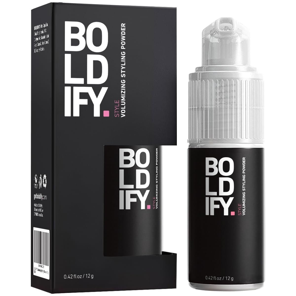 BOLDIFY Haarstruktur-Puder und Volumenverstärker - Styling für dünner werdendes Haar - Volumenpuder für Frauen & Männer - Reisegröße