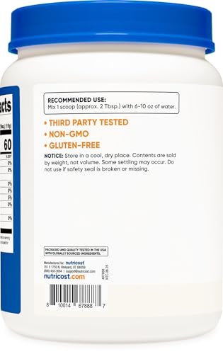 Nutricost Maltodextrin Pulver 2LB – Glutenfrei, Non-GMO