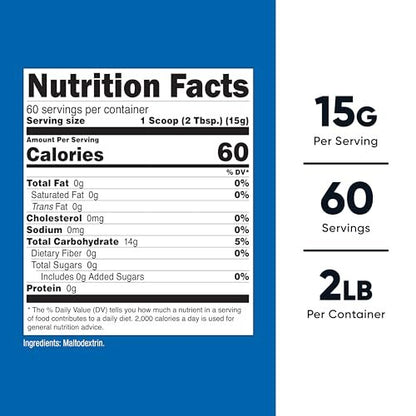 Nutricost Maltodextrin Pulver 2LB – Glutenfrei, Non-GMO