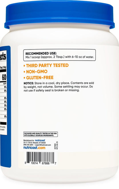 Nutricost Maltodextrin Pulver 2LB – Glutenfrei, Non-GMO