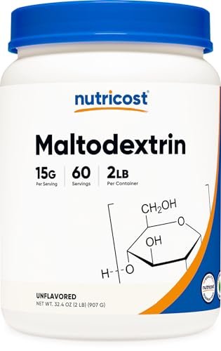 Nutricost Maltodextrin Pulver 2LB – Glutenfrei, Non-GMO