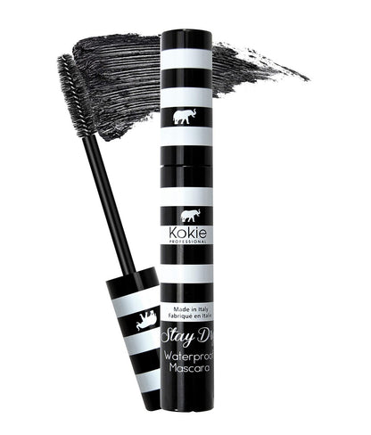 Kokie Cosmetics Stay Dry Waterproof Mascara, Wasserdicht Schwarz, 9,07 ml