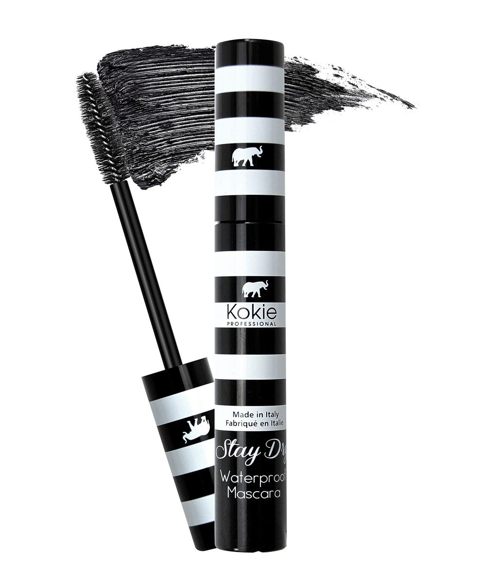 Kokie Cosmetics Stay Dry Waterproof Mascara, Wasserdicht Schwarz, 9,07 ml