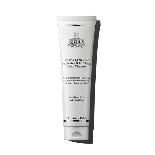 Kiehl's Clearly Corrective Brightening & Exfoliating Daily Cleanser – Sanfter Gesichtsreiniger für alle Hauttypen, 150 ml
