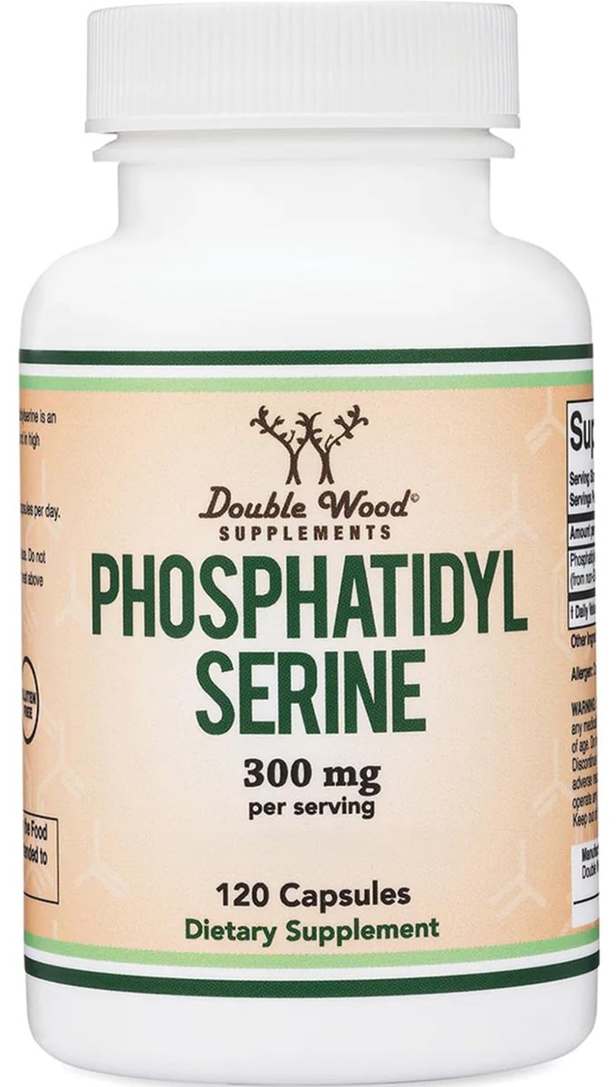 Phosphatidylserin Komplex 300 mg pro Portion, 120 Kapseln von Double Wood Supplements