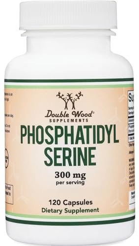 Phosphatidylserin Komplex 300 mg pro Portion, 120 Kapseln von Double Wood Supplements