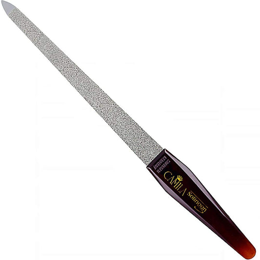 Camila Solingen CS19 Saphir-Nagelfeile für Natürliche Nägel, 20 cm, Doppelseitig Grob & Fein, Maniküre & Pediküre