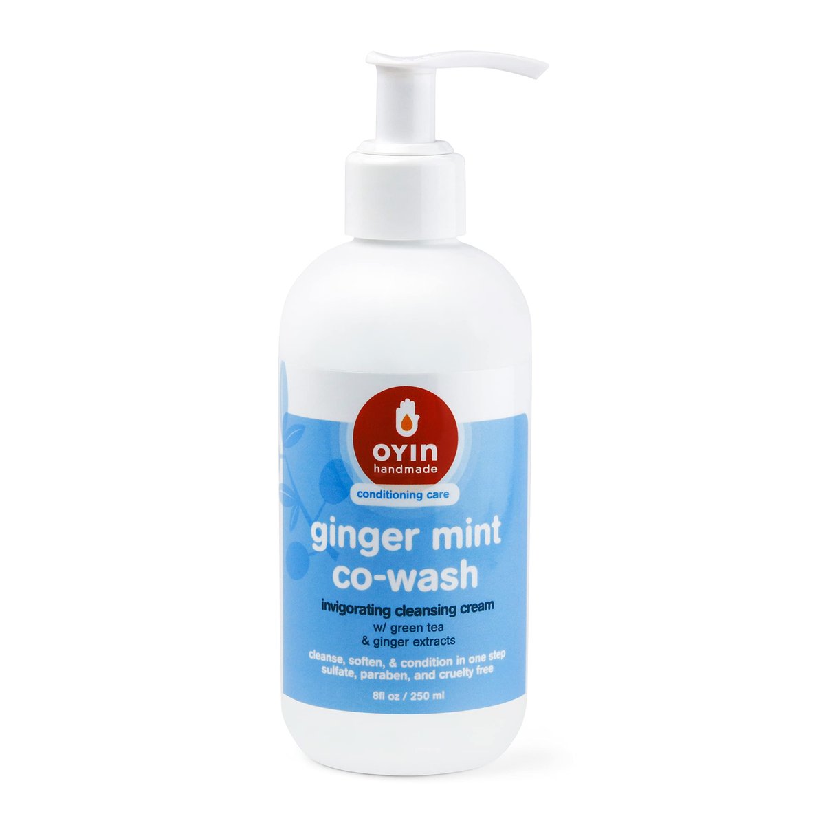 Oyin Handmade Ginger Mint Co-Wash – Belebende Reinigungscreme für Locken & Naturhaar, 237 ml