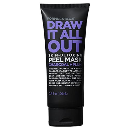 FORMULA 10.0.6 Draw It All Out Hautentgiftende Aktivkohle-Peeling-Maske 3,4 fl oz (100 ml)