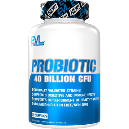 Multi-Stamm Probiotika Kapseln - Probiotischer Nahrungsergänzungsmittel mit 40 Milliarden KBE pro Portion (30 Portionen)
