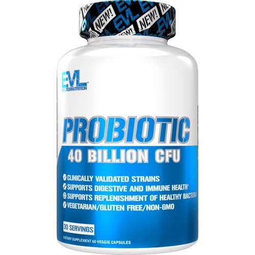 Multi-Stamm Probiotika Kapseln - Probiotischer Nahrungsergänzungsmittel mit 40 Milliarden KBE pro Portion (30 Portionen)