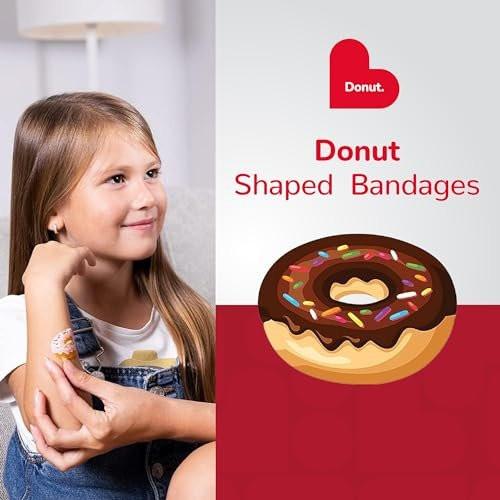 BioSwiss Donut-förmige selbstklebende Verbände, 24 Stück, steril, latexfrei