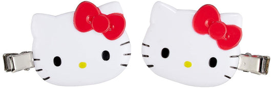 Sanrio Hello Kitty Pony-Clip – roter Haarclip aus Harz, ca. 5 x 1 x 3,3 cm