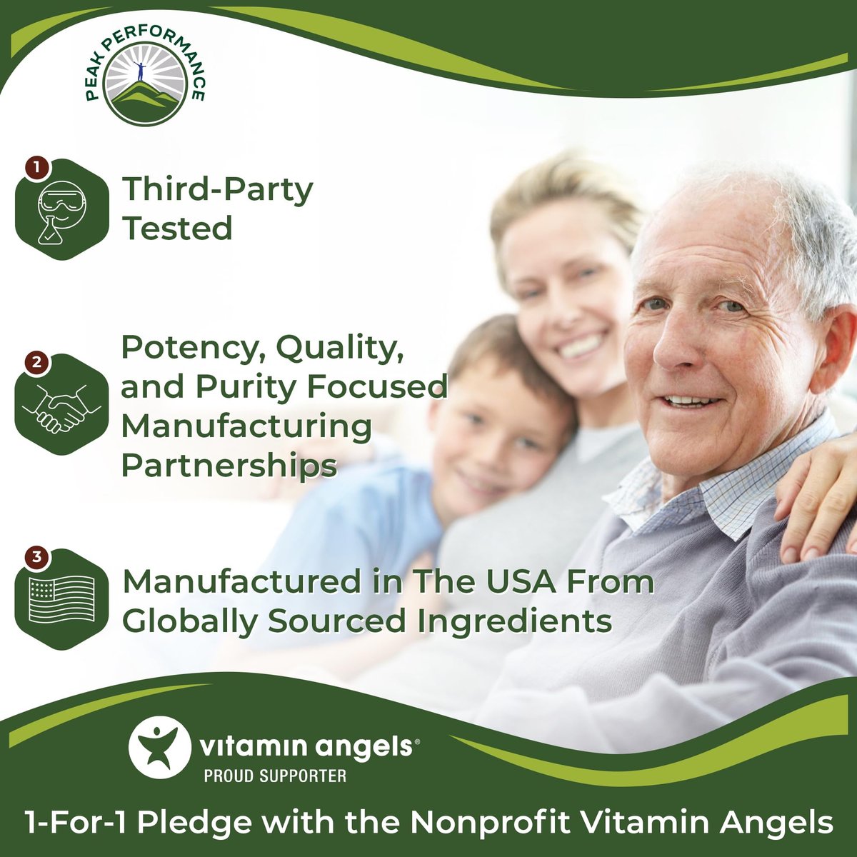 Peak Performance Advanced Vitamin D 2000 IE mit allen 3 Arten von Vitamin K Vitamin D3 und Vitamin K2, K1, MK-7 (MK7), MK4 Nahrungsergänzungsmittel - 60 kleine und leicht zu schluckende pflanzliche Kapseln