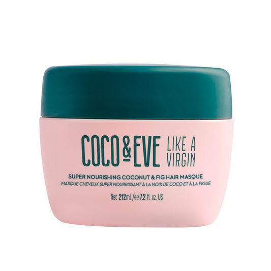 Coco & Eve Like a Virgin Hair Maske – Kokos & Feigen Haarmaske für trockenes, geschädigtes Haar mit Sheabutter & Arganöl zur Reparatur & Feuchtigkeitsversorgung | Tiefenpflegende Haarkur (212 ml)