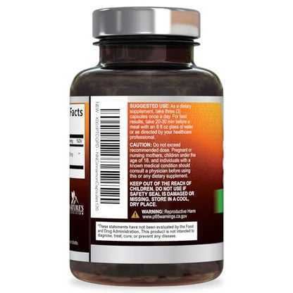 Bio Ceylon Zimt Kapseln – Extra Stärke, 1800 mg pro Portion, 120 Kapseln – Energie- und Herzunterstützung, Antioxidans für Frauen und Männer – Hergestellt in den USA